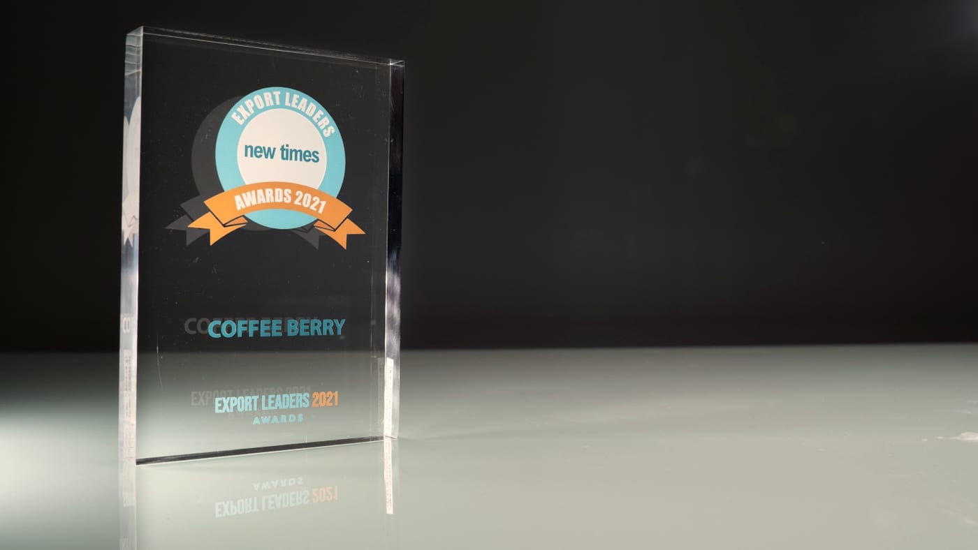 Βραβείο Export Leaders Awards 2021 της New Times για την Coffee Berry