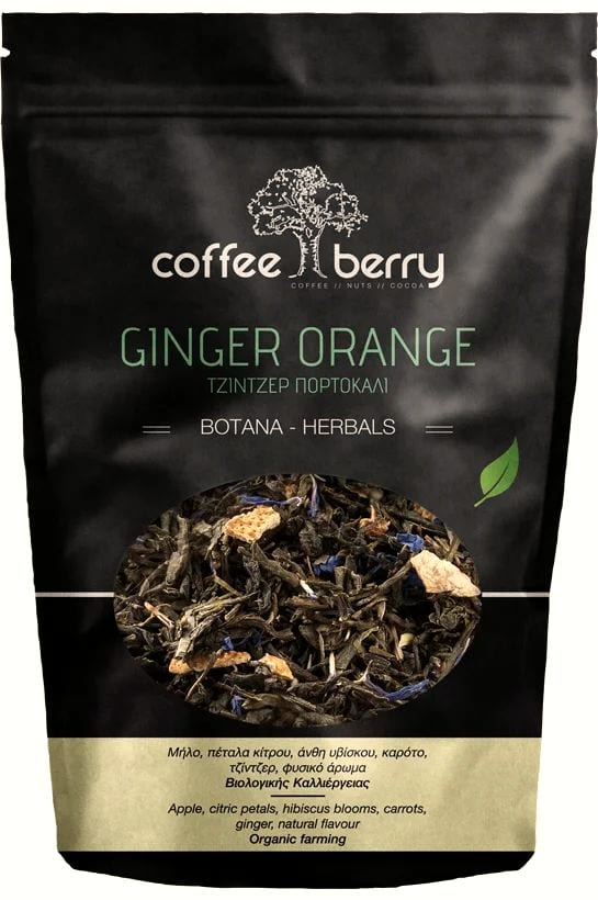 A pouch of Coffee Berry organic herbal tea