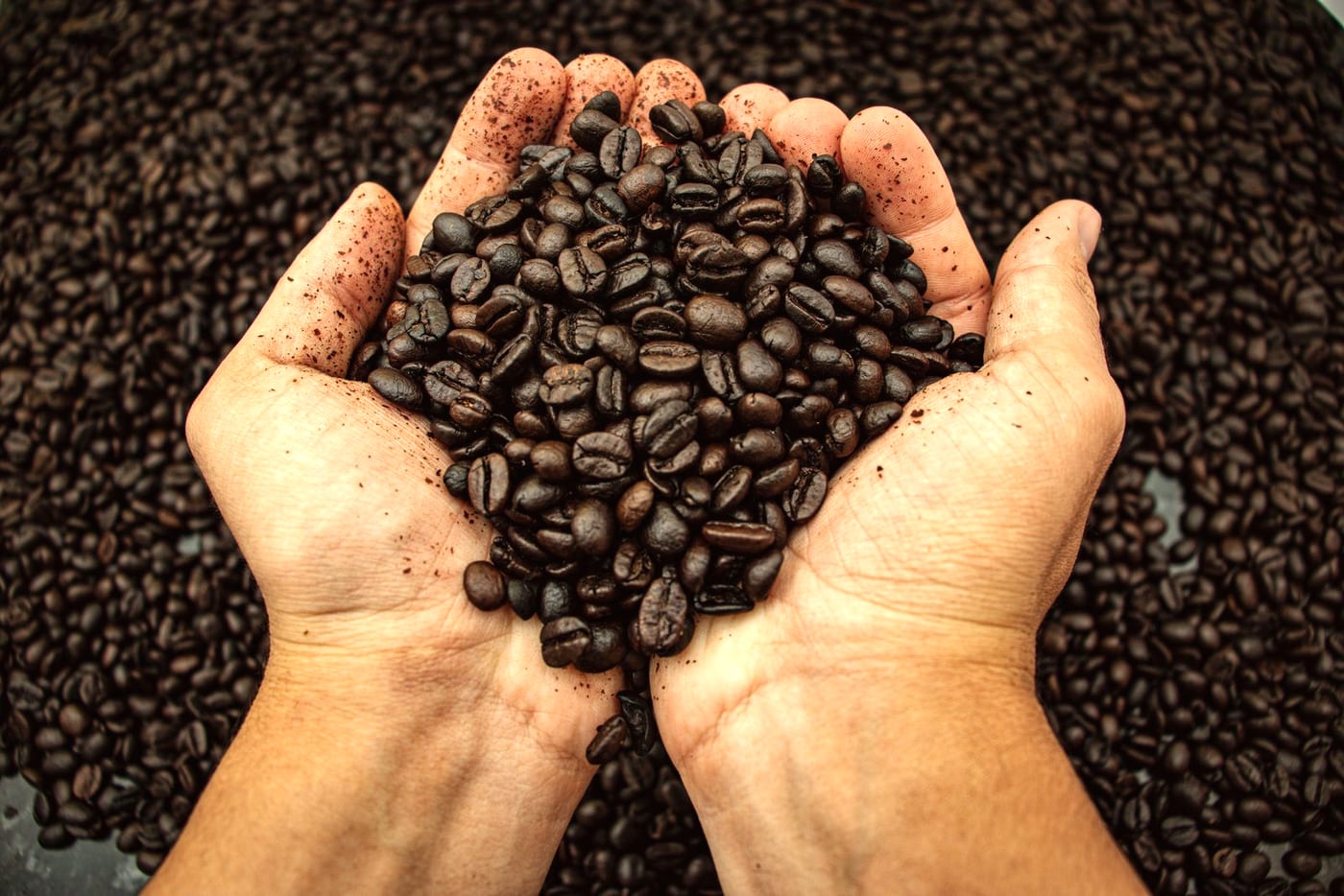 A bag of organic Single Origin Finca Villa Colombia coffee